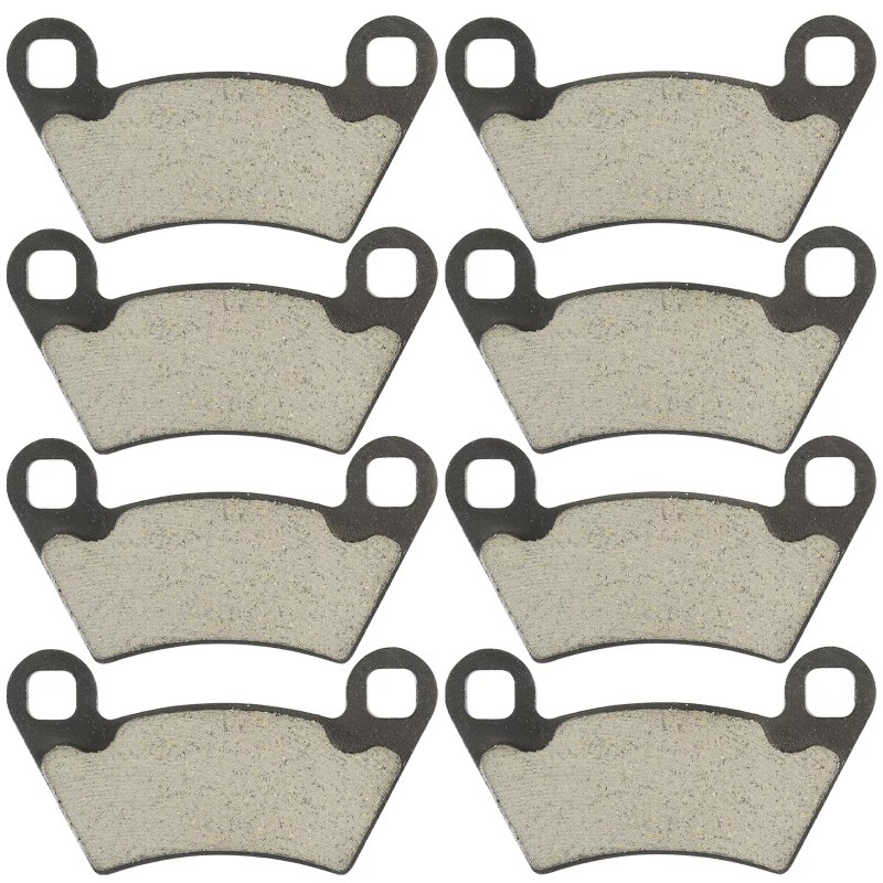 Caltric Front and Rear Brake Pads for Polaris Ranger 500