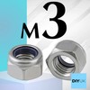 Premium Locking Nuts Nylon insert Lock Nut Steel Nyloc DIN