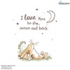 Stickerscape Guess How Much I Love You Wall Stickers (Moon