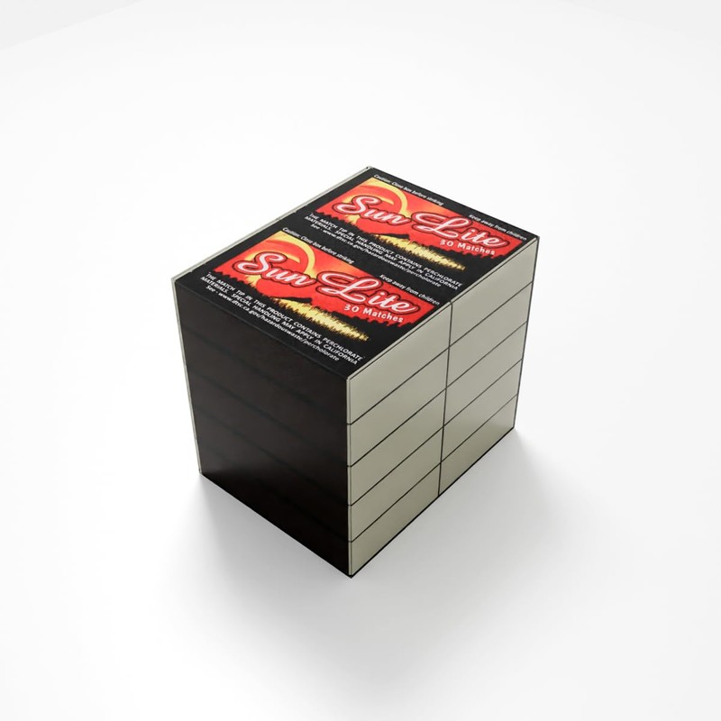 Sunlite Strike on Box Matches 10 Pack | 30 Count