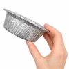 ebake Aluminium Round Foil Dishes 12cm (60 Pack) - Disposable