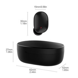 Jowxsx Bluetooth Headphones - Wireless Earbuds - in-Ear Design Earphones - Ear Buds Headset, 𝖧𝗂-Fi Sound Quality, CVC6.0 Noise Cancelling for Bussiness Sport Travel Earbuds (Black)