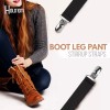 Hold'Em Boot Clips Elastic Adjustable Leg Straps Pant Stirrups with