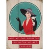 Hand Me The Prosecco & Watch Me Get Fabulous Metal Sign 200mm x 150mm