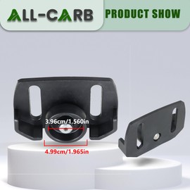 marddpair 2-Pack 490-241-0038 Snow Blower Rolling Skid Shoes Replacement for Most 2 and 3 Stage Snow Throwers with Wheel, Black