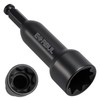 EVRBUL Upgraded 2-in-1 4-Point Square Nut Remover Impact Adapter Socket