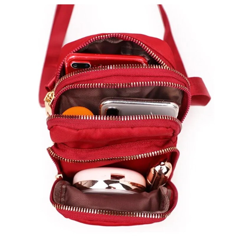 DIVA Rose Women's Shoulder Bag, Simple, Smartphone Pouch, Pochette, Stylish,