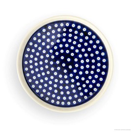 Bunzlauer Keramik Plate Flat with 2.5 cm Rim, Diameter 24.5 cm, Decor 42