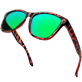 KANASTAL Polarized Sunglasses for Women and Men with UV400 Protection Retro Square Design Sun Glasses Mirror Lens Fashion Shades