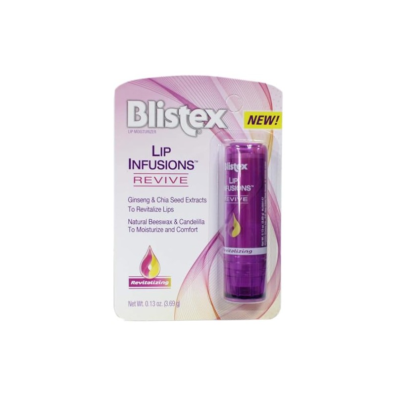 Blistex Lip Infusions Revive Lip Moisturizer 0.13 onzas (paquete de