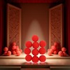Jowxsx 10Pcs Red Sponge Balls Soft Magic Tool Sponge Balls,Lightweight
