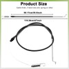 ZAMDOE 105-1844 Traction Control Cable for Toro 22'' Rear Drive