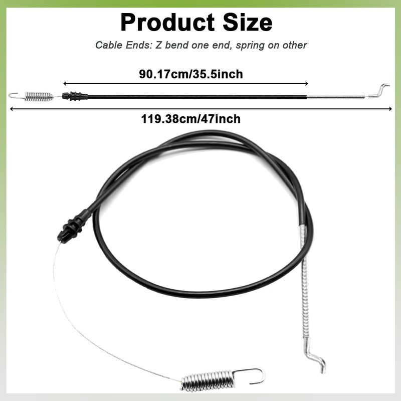 ZAMDOE 105-1844 Traction Control Cable for Toro 22'' Rear Drive
