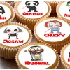 24 Horror Characters pre-cut edible kids childrens party decorations cupcake