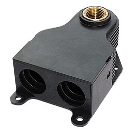 WIROFLEX, Sanitary Junction Box, Double, Screw System, Fitting, 3/4 A x 1/2 IG, for Multilayer Composite Pipe