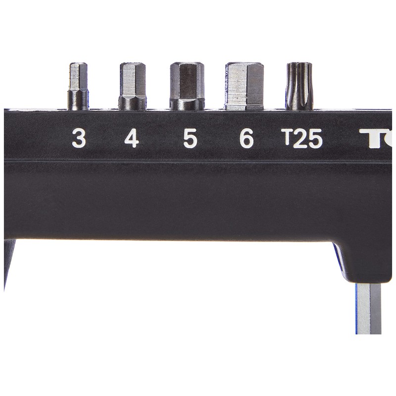 Topeak ComboTorq Wrench & Bit Set, Black/Silver, One size
