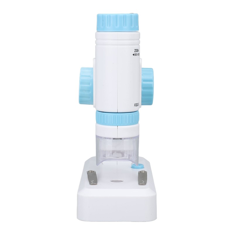 80X‑200X Kids Microscope with 12PCS Slides 2 in 1 LED