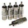 E-outstanding 5PCS RCA Male to F-Type Female Coax Coaxial Cable