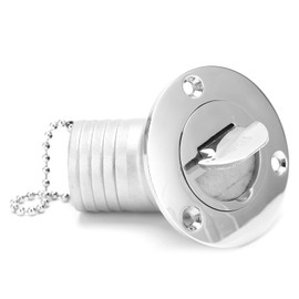 CHICIRIS Boat Water Tank Cap, Boat Gas Tank Cap, Fuel Filling Socket, Stainless Steel, Prevents Saltwater Corrosion, Safety Comfort, Yacht Fuel Connection for Boats