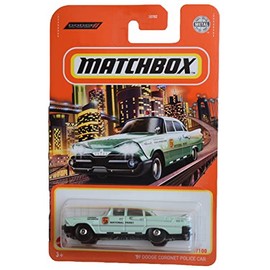 Matchbox '59 Dodge Coronet Police Car - 71/100 Pastel Green