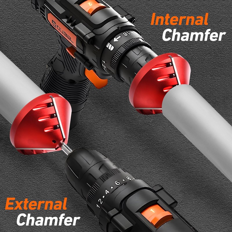 2 in 1 Inner-Outer PVC Deburring Tool, PVC Chamfer Tool,