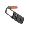FocusFoto L-Shaped Wooden Handle Grip Quick Release Plate for Panasonic