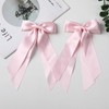 LuSeren 2 PCS Double Layer Hair Bows Pink Hair Ribbon