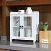 COLLECTIVE HOME - 2 Tiered Storage Cabinet, Countertop Cabinet, Wood