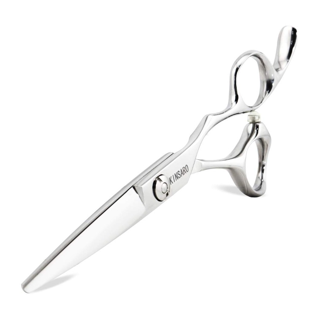 5.5" Barber scissors Hair scissors Professional Hair Shears Cutting Shears Japan 440C Silvery Convex Blades Kinsaro