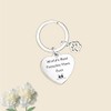 YpbbyKit Dog Mum Keyring Frenchie Lover Gifts for Women World's