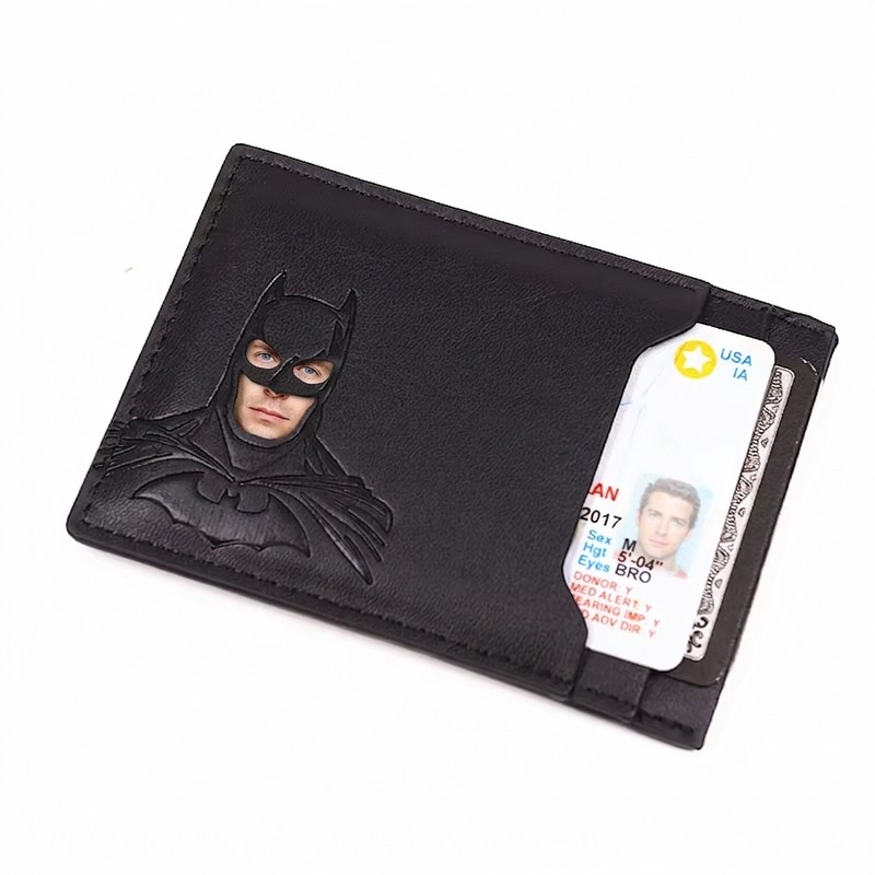 Leather ID Wallet for Men – Slim Card Holder with