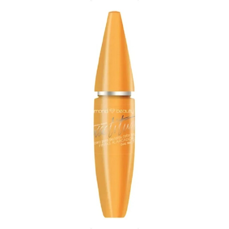 Mascara Pestañas Diamond Beauty Exactitud Fibras Alargadoras Naranja