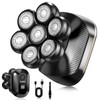 Bald Razor Men's Electric with 7 Flex Heads, 180 Minutes