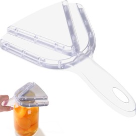 Gaodeding Can Opener, Adjustable Stainless Steel Serrated Can Openers- Easy Grip Design, Suitable for Arthritis Patients, Elderly, Children, Can Opener for People with Weak Hands (White)