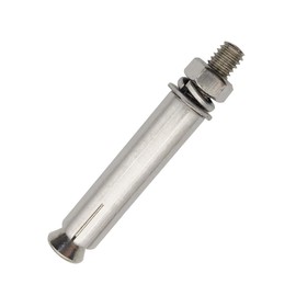 Sipery Expansion Bolts, 304 Stainless Steel External Hex Nut Expansion Screw Bolts Sleeve Anchor M6x60mm 8Pcs