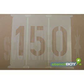 Number Stencils 150 mm According to DIN 1451, Number Set, Number Stencil 15 cm
