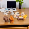 Voyyphixa ミニ置物 ミニチュア 犬 12種類セット 小さいなワンチャン フィギュア 可愛い DIY 卓上