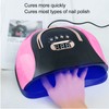 UV Gel Nail Lamp 256W 57pcs Lamp Chips 4 Timers