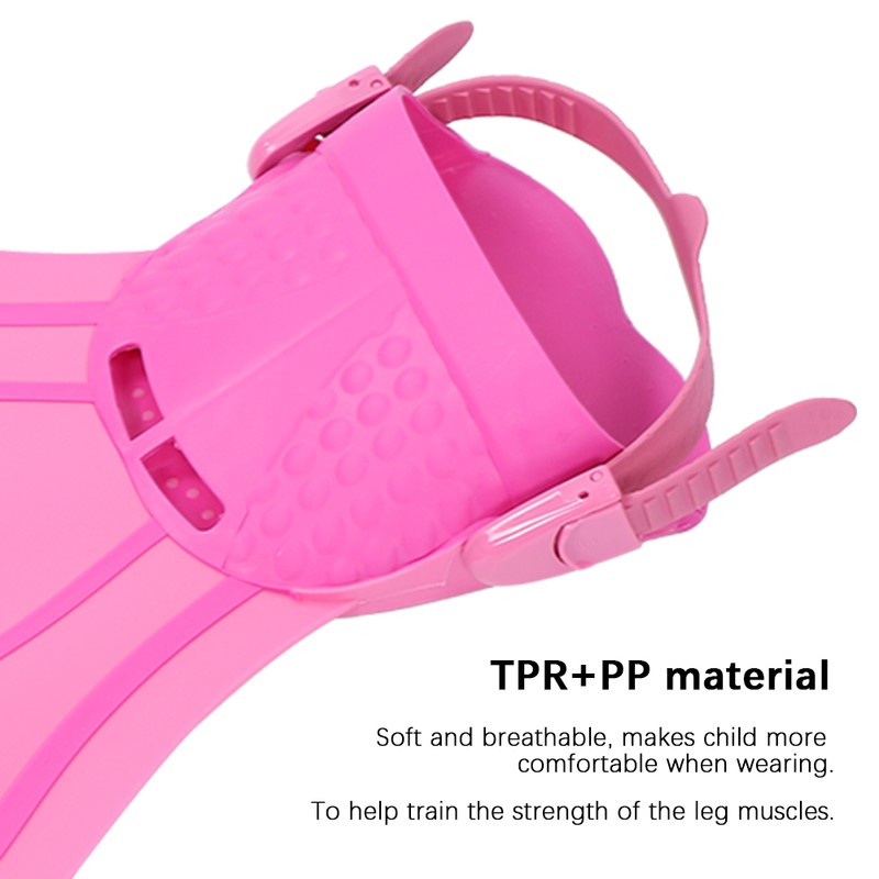 Cute Children Swimming Fins Comfortable Diving Flippers Water Sports Training