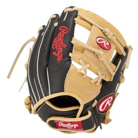 Rawlings Baseball Glove Soft JR. Kids Junior SURE CATCH GJ5SCBFSS Camel/Black [All Round] Size SS *Right Throw (Left Hand Wear)
