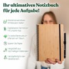 BAMBOOK Classic Notebook - Bamboo Wood Hardcover - A4 -