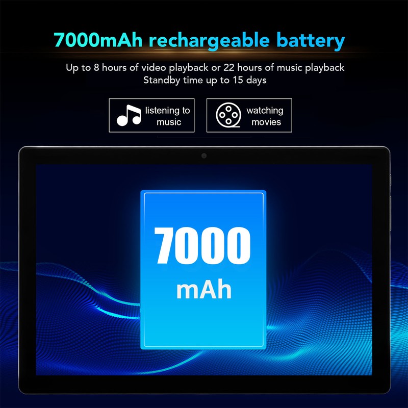 10.1in Tablet PC 6GB RAM 128GB ROM 5G WIFI Octa