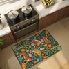 LEEVAN Washable Tiger Rug 2x3 Bathroom Rugs Non Slip Scalloped