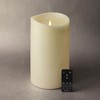 Softflame Flameless Candle - 6" x 10.5"Ivory - Flickering Moving