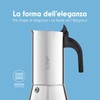 Bialetti Venus Caffettiera in Acciaio Inox, Adatta all'Induzione, Inossidabile, Argento,