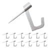 Wall Hanging Hooks, 12 Pcs Metal Hooks Won't Scratch Walls