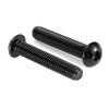 1/4-20 x 2 Button Head Socket Cap Bolts Screws, 10Pcs