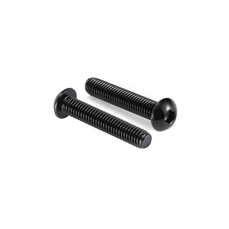 1/4-20 x 2 Button Head Socket Cap Bolts Screws, 10Pcs
