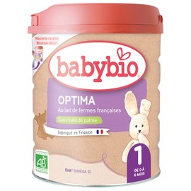 Babybio Optima 1 with French Cow Milk from 0 to 6 Months Organic 800g