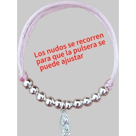 20 Pulseras Virgen Decenario Recuerdo Para Eventos Sociales